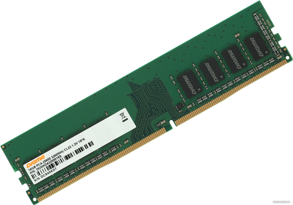 Digma 16ГБ DDR4 3200 МГц DGMAD43200016S