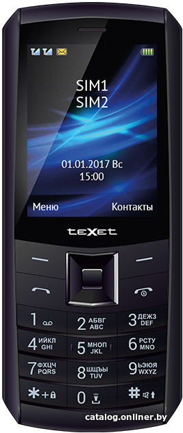 Мобильный телефон TeXet TM-D328 (черный)