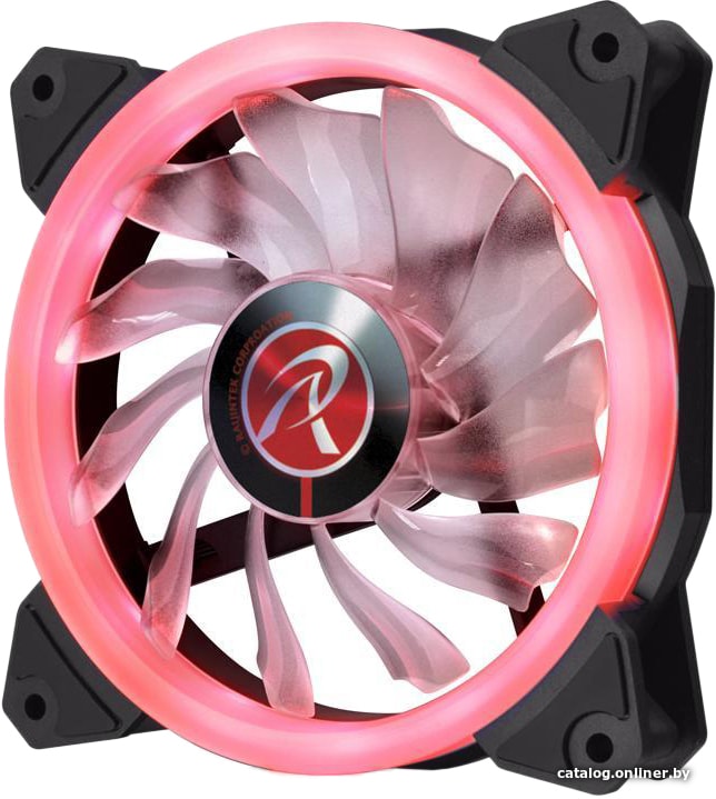 Вентилятор для корпуса Raijintek Iris 12 (красный)