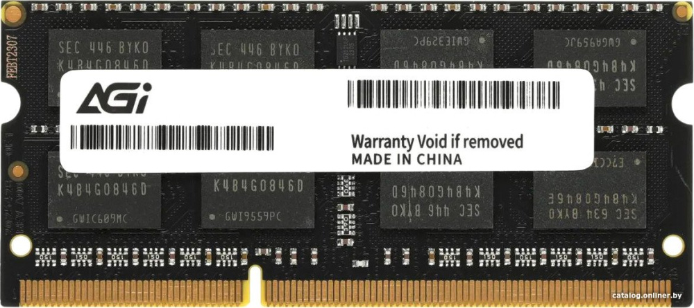 AGI SD128 8ГБ DDR3 SODIMM 1600 МГц AGI160008SD128