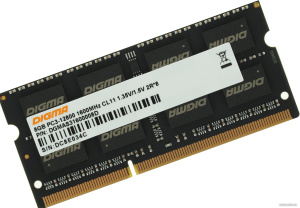 8ГБ DDR3 SODIMM 1600 МГц DGMAS31600008D