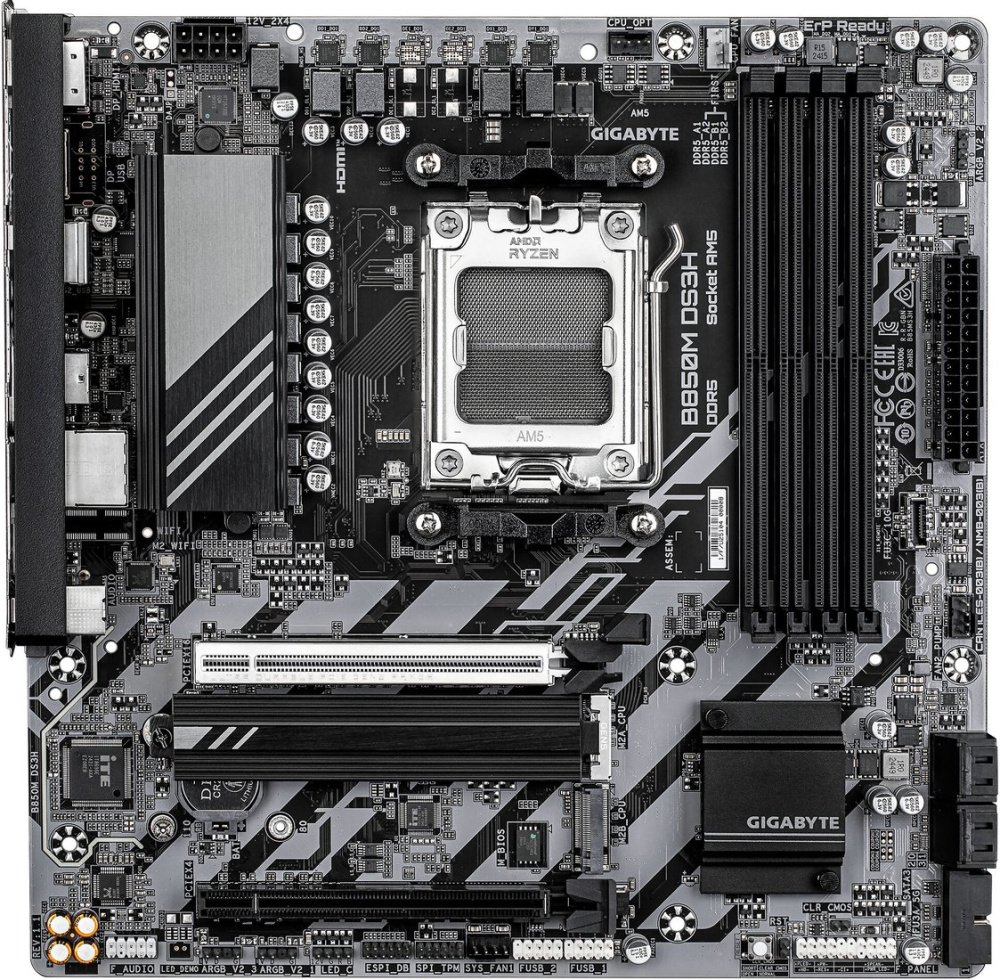 Материнская плата Gigabyte B850M DS3H (rev. 1.1)