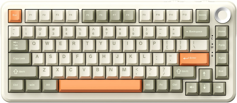 Клавиатура Ajazz AK820 Max Plus (ретро, Ajazz Avocado)