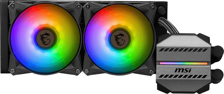 Жидкостное охлаждение для процессора MSI MAG CoreLiquid M240 (черный)