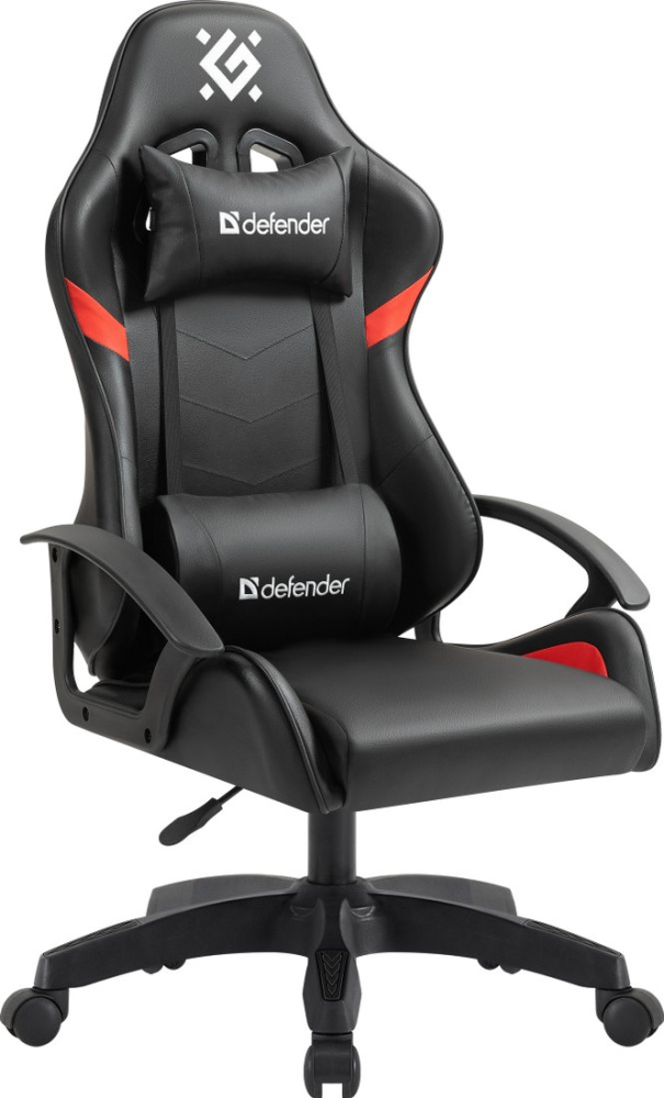 Игровое (геймерское) кресло Defender Sharm 64674 (черный/красный)