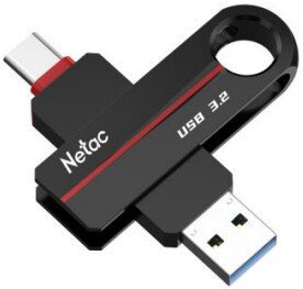 USB Flash Netac US18 USB 3.2+TypeC 256GB NT03US18C-256G-32BK