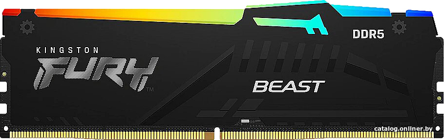 Оперативная память Kingston FURY Beast RGB 32ГБ DDR5 5600МГц KF556C36BBEA-32