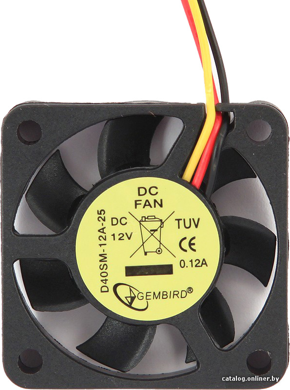 Кулер для корпуса Gembird D40SM-12A-25 (40 мм)