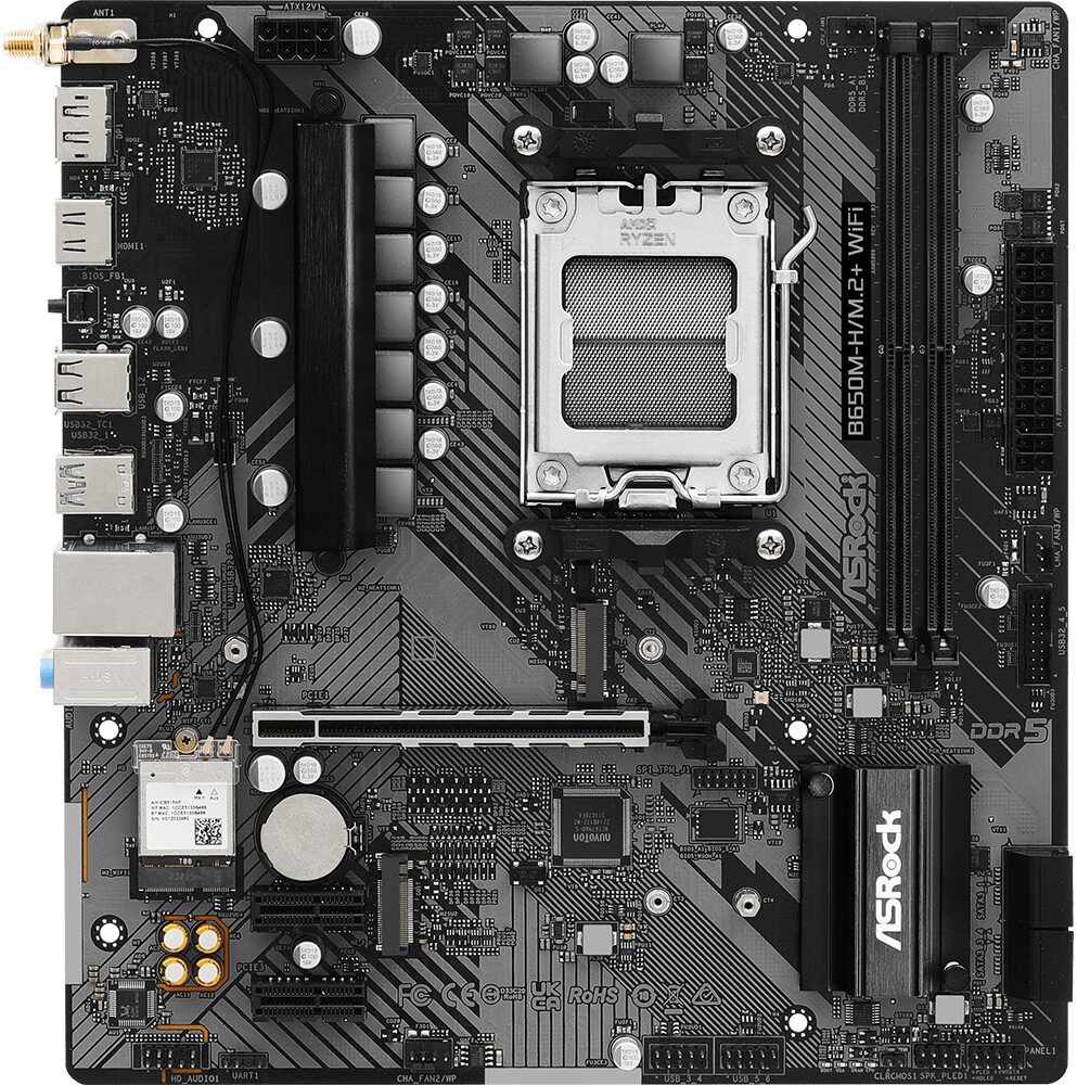 Материнская плата ASRock B650M-H/M.2+ WiFi