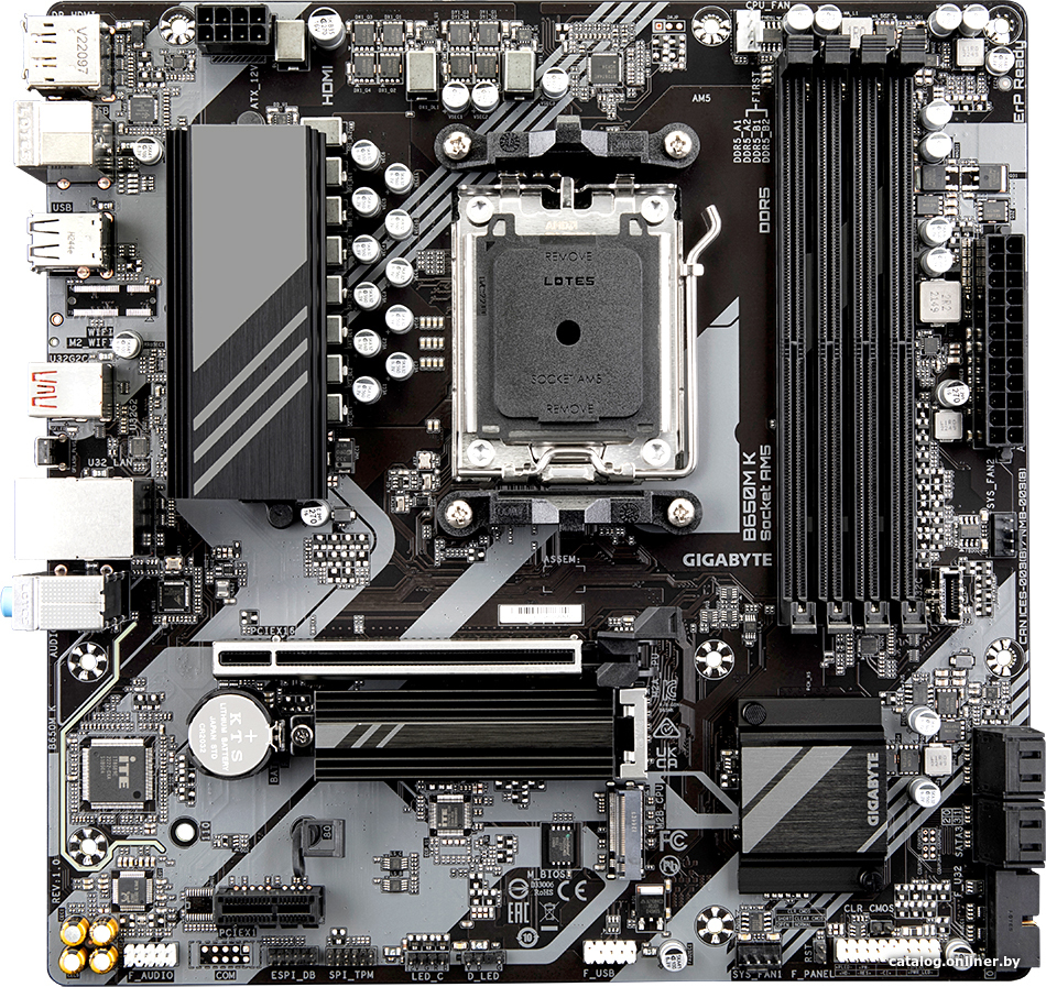 Материнская плата Gigabyte B650M K (rev. 1.0)