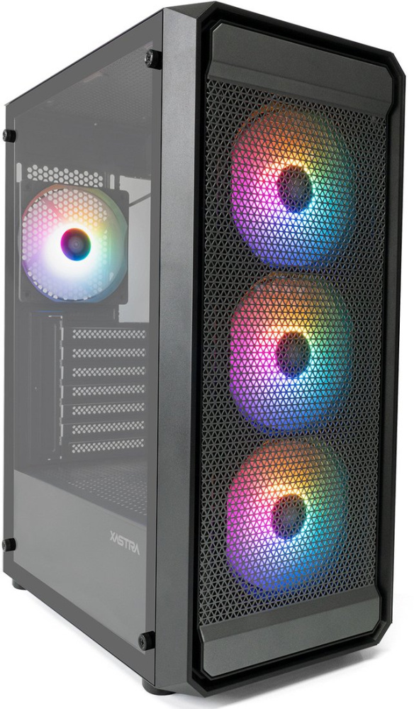 Корпус XASTRA A403 4FRGB (черный)