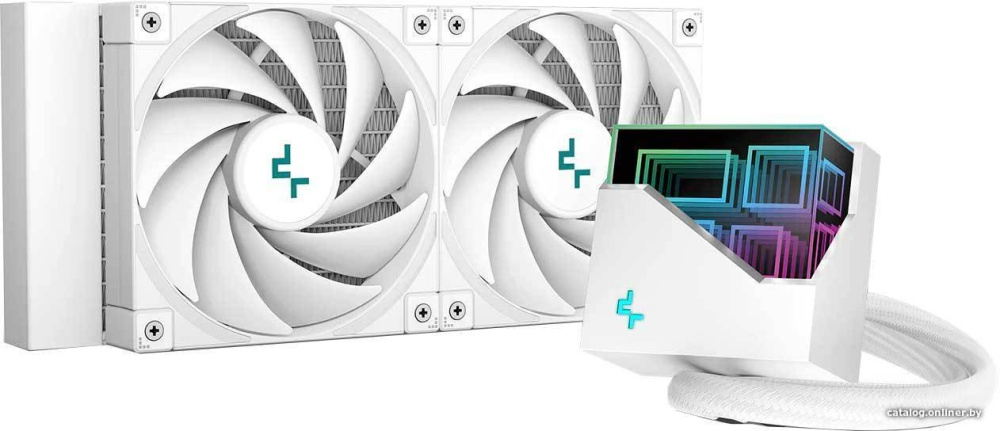 Жидкостное охлаждение для процессора DeepCool LT520 WH R-LT520-WHAMNF-G-1