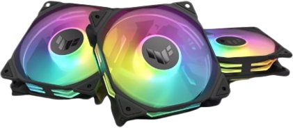 Комплект вентиляторов для корпуса ASUS TUF Gaming TR120 ARGB Triple Pack (черный)