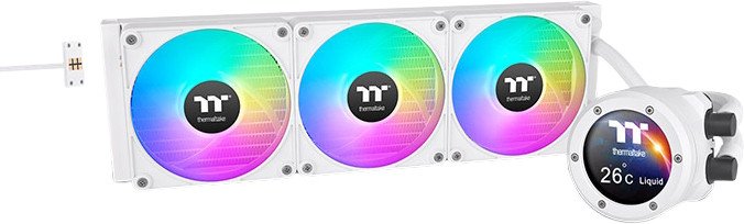 Жидкостное охлаждение для процессора Thermaltake TH360 V2 Ultra EX ARGB Snow Edition CL-W426-PL12SW-