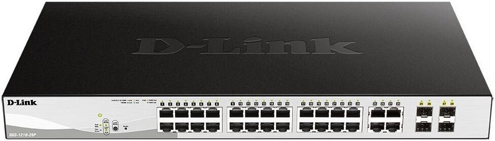 Управляемый коммутатор 2-го уровня D-Link DGS-1210-28P/FL2A