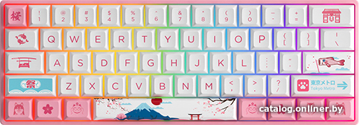 Клавиатура Akko 3061S World Tour Tokyo R2 (Akko Cream Yellow V3)