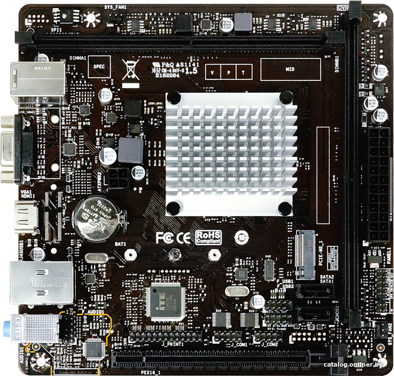 Материнская плата BIOSTAR J4125NHU Ver. 6.x