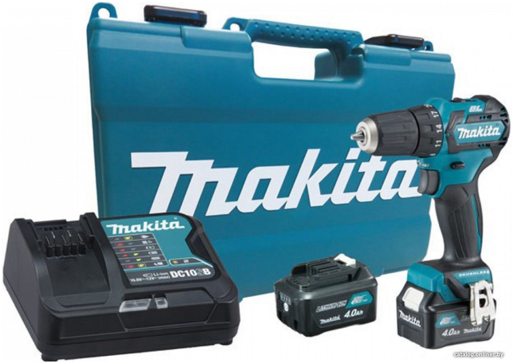 Дрель-шуруповерт Makita DF332DWME (с 2-мя АКБ, кейс)