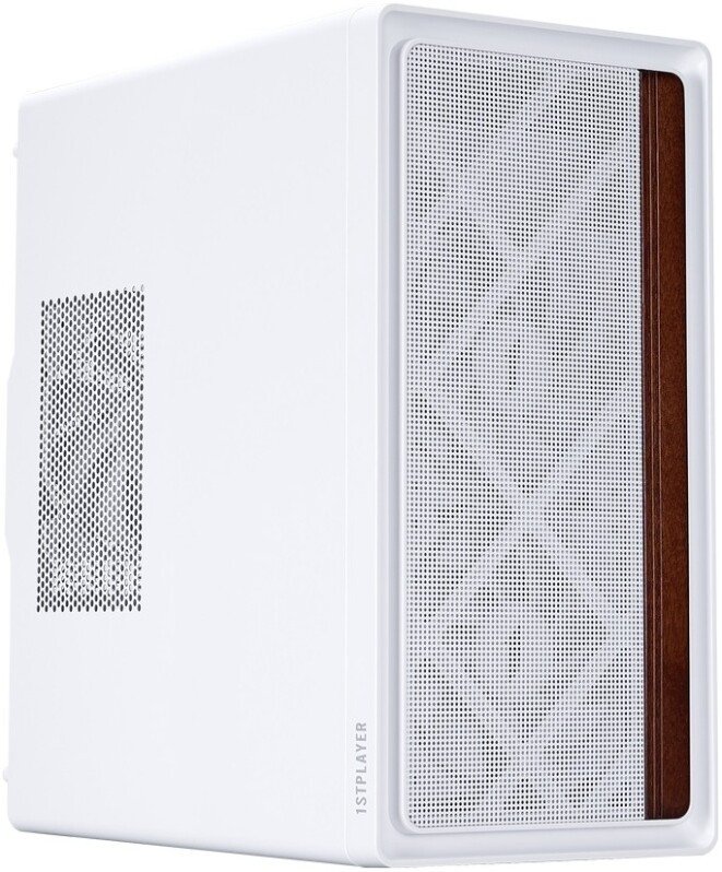 Корпус 1stPlayer WD1 WD1-WH-3F-W (белый)