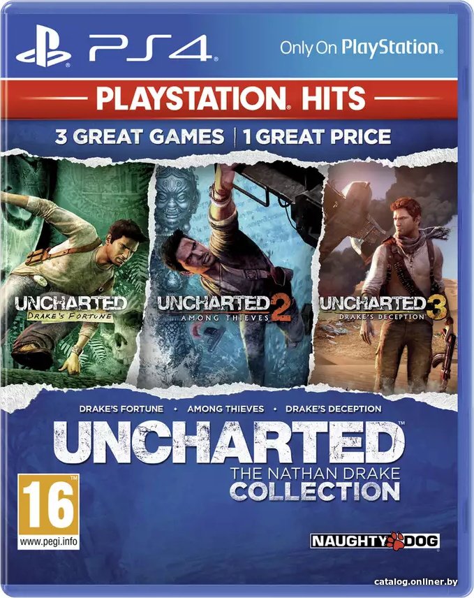 Uncharted: Натан Дрейк. Kоллекция (без русской озвучки, русские субтитры) для PlayStation 4