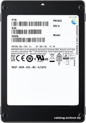 SSD Samsung PM1643a 1.92TB MZILT1T9HBJR-00007  купить в интернет-магазине X-core.by