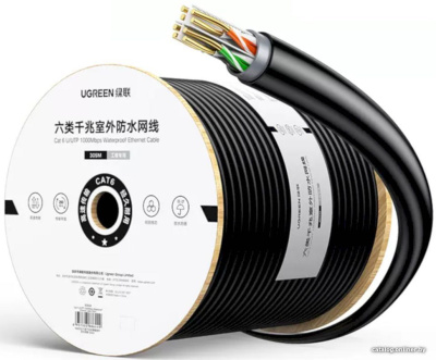 Купить кабель ugreen nw202 80644 (305 м, черный) в интернет-магазине X-core.by