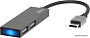 USB-хаб Ritmix CR-4201 Metal