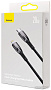 Кабель Baseus Glimmer Series USB Type-C - Lightning (2 м, черный)