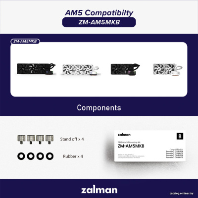 Комплект крепления Zalman ZM-AM5MKB  купить в интернет-магазине X-core.by