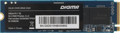 SSD Digma Mega P5 1TB DGSM3001TP53T  купить в интернет-магазине X-core.by