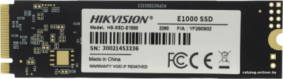SSD Hikvision E1000 512GB HS-SSD-E1000/512G  купить в интернет-магазине X-core.by