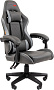 Игровое (геймерское) кресло CHAIRMAN CH28 (экокожа, черный/серый)