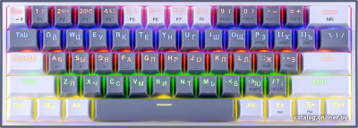 Купить клавиатура redragon fizz (серый/белый) в интернет-магазине X-core.by