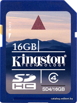 Купить карта памяти kingston sdhc 16 гб class 4 (sd4/16gb) в интернет-магазине X-core.by