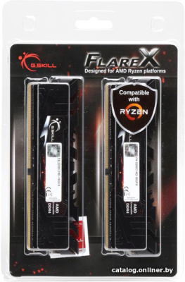 Оперативная память G.Skill Flare X 2x8GB DDR4 PC4-25600 F4-3200C16D-16GFX  купить в интернет-магазине X-core.by