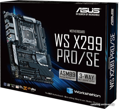 Материнская плата ASUS WS X299 PRO/SE  купить в интернет-магазине X-core.by