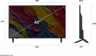 Купить телевизор lg qned ai qned82 43qned82a6b в интернет-магазине X-core.by