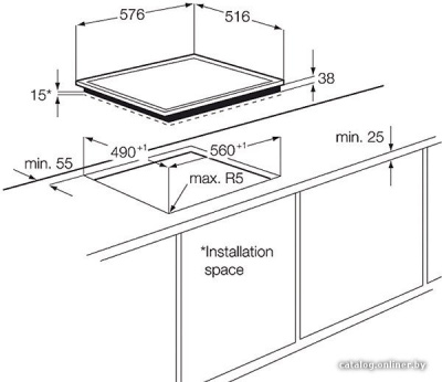 Варочная панель Electrolux EHF6342XOK