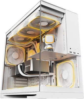 Корпус Geometric Future Model 5 5FAN (белый)  купить в интернет-магазине X-core.by