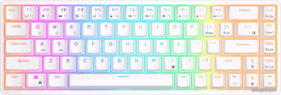 Купить клавиатура royal kludge rkg68 rgb (белый, gateron yellow) в интернет-магазине X-core.by