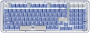 Клавиатура Logitech Alto Keys K98M 920-013042 (белый/синий, с гравировкой)
