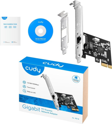 Купить сетевая карта cudy pe10 1.0 в интернет-магазине X-core.by