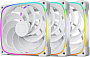 Комплект вентиляторов для корпуса Geometric Future Squama 2503R-14 Triple Pack (белый)