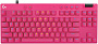 Клавиатура Logitech G Pro X TKL Rapid 920-013255 (розовый, с гравировкой)