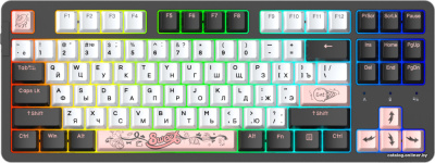 Купить клавиатура dareu a87x (dareu blue sky v3, черный/белый) в интернет-магазине X-core.by