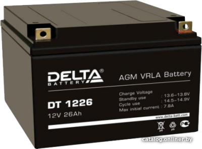 Купить аккумулятор для ибп delta dt 1226 (12в/26 а·ч) в интернет-магазине X-core.by