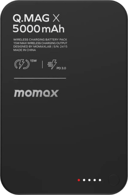 Купить внешний аккумулятор momax q.mag x magnetic ip116a 5000mah (черный) в интернет-магазине X-core.by