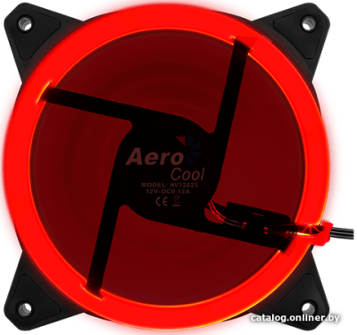 Вентилятор для корпуса AeroCool Rev Red  купить в интернет-магазине X-core.by