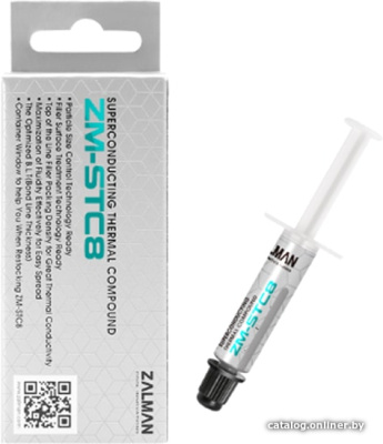 Термопаста Zalman ZM-STC8 (1.5 г)  купить в интернет-магазине X-core.by