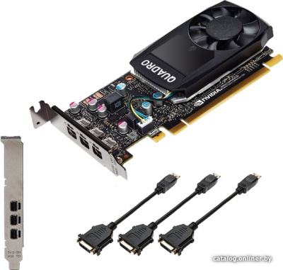 Видеокарта PNY Nvidia Quadro P400 DVI 2GB GDDR5 VCQP400DVIV2-PB  купить в интернет-магазине X-core.by